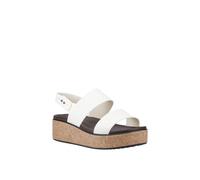 Crocs Women Sandal, Brooklyn Cork Low Wedge, Chalk, 7 UK Women