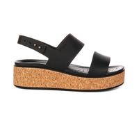 Brooklyn Cork Low Wedge - female - Crocs - Wedges - Black - 1 UK - Shoes 1 UK