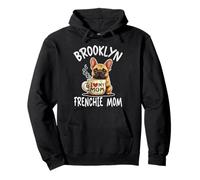 Brooklyn Frenchie Mom Shirt French Bulldog Dog Coffee Lover Pullover Hoodie