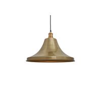 Brooklyn Giant Bell Pendant, 20 Inch, Brass, Brass Holder Industville Bronze One Size