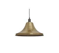 Brooklyn Giant Bell Pendant, 20 Inch, Brass, Pewter Holder Industville Bronze One Size