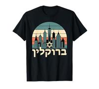 Brooklyn Hebrew New York Neighborhood Jewish NYC Skyline T-Shirt