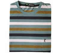 Brooklyn Imports LTD Striped T-Shirt with Chest Pocket Classic Fit Short Sleeve Casual Menswear in Multiple Colours