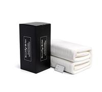 BROOKLYN + JAX Fleece Blanket Ultra Soft Luxurious and Cozy Plush Double King (Double - 150 x 200 cm, White)