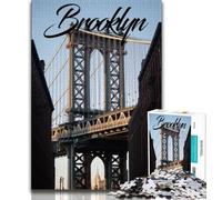 Brooklyn Jigsaw Puzzles for Adults 1000,for Educational Game Challenge Toy for Is Ideal As A Gift for The Whole Family 38x26cm