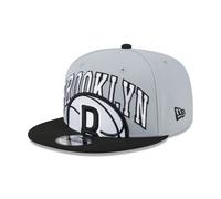 Brooklyn Nets Cap Adjustable Mens Tip-Off Authentics 9Fifty Grey New Era