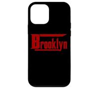 BROOKLYN, New York " BKLYN " Brooklyn | Red Text Designed Case for iPhone 12 mini