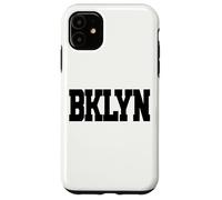 BROOKLYN, New York " BKLYN " Brooklyn | White Text Designed Case for iPhone 11