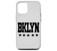 BROOKLYN, New York " BKLYN " Brooklyn | White Text Designed Case for iPhone 12/12 Pro
