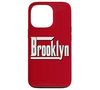 BROOKLYN, New York " BKLYN " Brooklyn | White Text Designed Case for iPhone 13 Pro