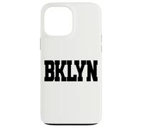 BROOKLYN, New York " BKLYN " Brooklyn | White Text Designed Case for iPhone 13 Pro Max