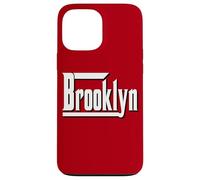 BROOKLYN, New York " BKLYN " Brooklyn | White Text Designed Case for iPhone 13 Pro Max