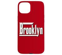 BROOKLYN, New York " BKLYN " Brooklyn | White Text Designed Case for iPhone 15 Plus