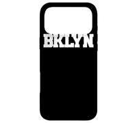 BROOKLYN, New York " BKLYN " Brooklyn | White Text Designed Case for iPhone 17 Pro Max