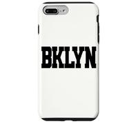 BROOKLYN, New York " BKLYN " Brooklyn | White Text Designed Case for iPhone 7 Plus/8 Plus