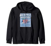 Brooklyn NY - Big Apple Bail Bonds (vintage distressed look) Zip Hoodie