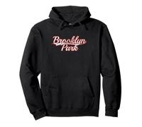 Brooklyn Park Minnesota Twin Cities Vintage Varsity Pullover Hoodie