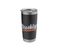 Brooklyn Personalized Name Shirt Custom Lettering 70's Stainless Steel Insulated Tumbler