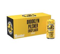 Brooklyn Pilsner Lager Beer 440ml Can (Pack of 10)