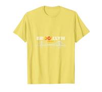 Brooklyn Pride: Iconic Bridge Skyline for City Lovers T-Shirt, Men, Lemon, XL