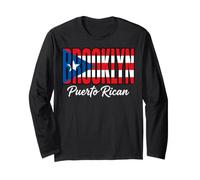 Brooklyn Puerto Rican Flag City Heritage Long Sleeve T-Shirt