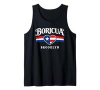 Brooklyn Puerto Rican Heritage Boricua Puerto Rico Flag NYC Tank Top
