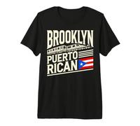 Brooklyn Puerto Rican Subway Flag NYC Heritage Premium T-Shirt