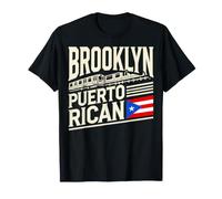 Brooklyn Puerto Rican Subway Flag NYC Heritage T-Shirt