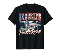 Brooklyn Puerto Rican Subway Heritage New York City T-Shirt