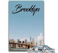 Brooklyn Puzzles 1000 Pieces for Teenagers, Suitable for Ages 14 And Up Family Fun It Is Ideal As A Gift for The Whole Family 1000pcs(26x38cm)
