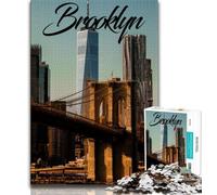 Brooklyn Puzzles for Teenagers 1000 Pieces,Decompressing Intellectual Educational Toy Birthday Present,Gifts,Wall Art 50x75cm