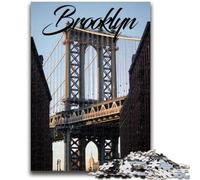 Brooklyn Puzzles for Teenagers Teens 1000pc Puzzle, Suitable for Ages 14 And Up Toy Wall Decor Birthday And Unique Gifts 1000pcs(50x75cm)