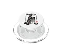 Brooklyn Record Store Raccoon Vinyl Collector PopSockets PopGrip for MagSafe