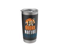 Brooklyn Retro Sunset Skyline Empire State Liberty Women Men Stainless Steel Insulated Tumbler