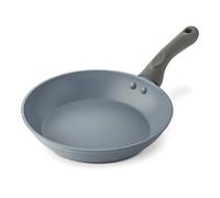Brooklyn Steel Co. Milky Way Nonstick Aluminum Forged Silicone Handle Fry Pan - 8" - Seaside Mist