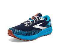 BROOKS Men's Divide 3 Sneaker, Pecoat/Atomic Blue/Rooibos, 7.5 UK