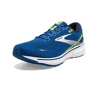 Brooks Men's Ghost 15 Sneaker, Blue/Nightlife/White, 10.5 UK