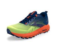 BROOKS 1104031D395 Cascadia 17 Sneaker Male Sharp Green/Navy/Firecracker UK 7.5