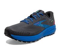 Brooks Men's Divide 4 Sneaker, Ebony/Black/Victoria Blue, 8.5 UK