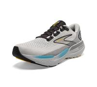 Brooks Men's Glycerin GTS 21 Sneaker, Coconut/Forged Iron/Yellow, 8 UK
