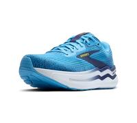 BROOKS Men's Ghost Max 2 Sneaker, Bonnie Blue/Blue Ribbon/Yellow, 6 UK