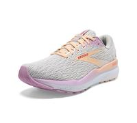 Brooks Women's Ghost 16 Sneaker, White Grey Orchid, 7 UK