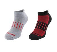 Brooks 2-Pack Ghost Midweight Black/Grey Running Socks in Black | Size: Small Brooks Black S