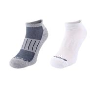 Brooks 2-Pack Ghost Midweight White/Grey Running Socks in White | Size: XL Brooks White XL