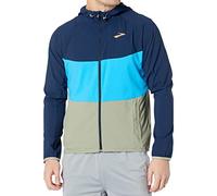 BROOKS 211385465 Canopy Jacket Jacket Men's Navy/Spring Break/Pebble Size 25