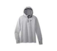 BROOKS 211402066 Notch Thermal Hoodie 2.0 Sweatshirt Men's Htr Ash/Black Size 40