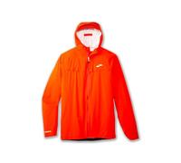 BROOKS 211448686 High Point Waterproof Jacket Jacket Men's Cherry Tomato/Phantom Grey Size 35