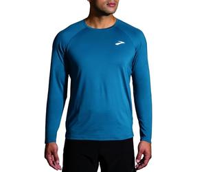 BROOKS 211450474 Atmosphere Long Sleeve 2.0 Sweatshirt Men's Dk Ocean Size 30