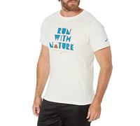 BROOKS 211453335 Distance Short Sleeve 2.0 T-Shirt Men's Mist/Run with Nature Size 35
