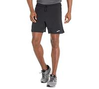BROOKS 211454001 High Point 7" 2-in-1 Short Shorts Men's Black Size 35